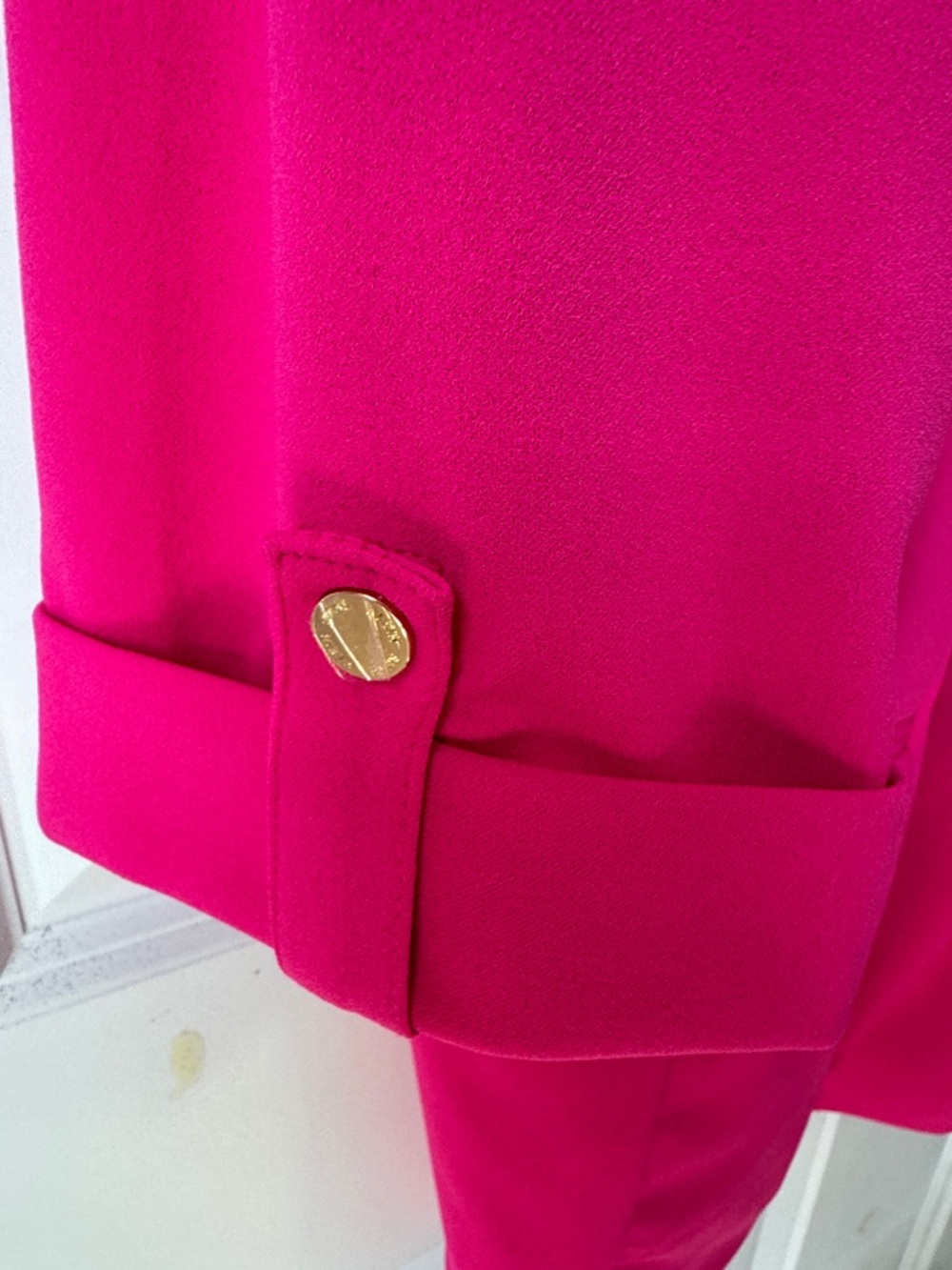 Anne Klein Bright Fuchsia Open-Front Blazer - Picture 4 of 4